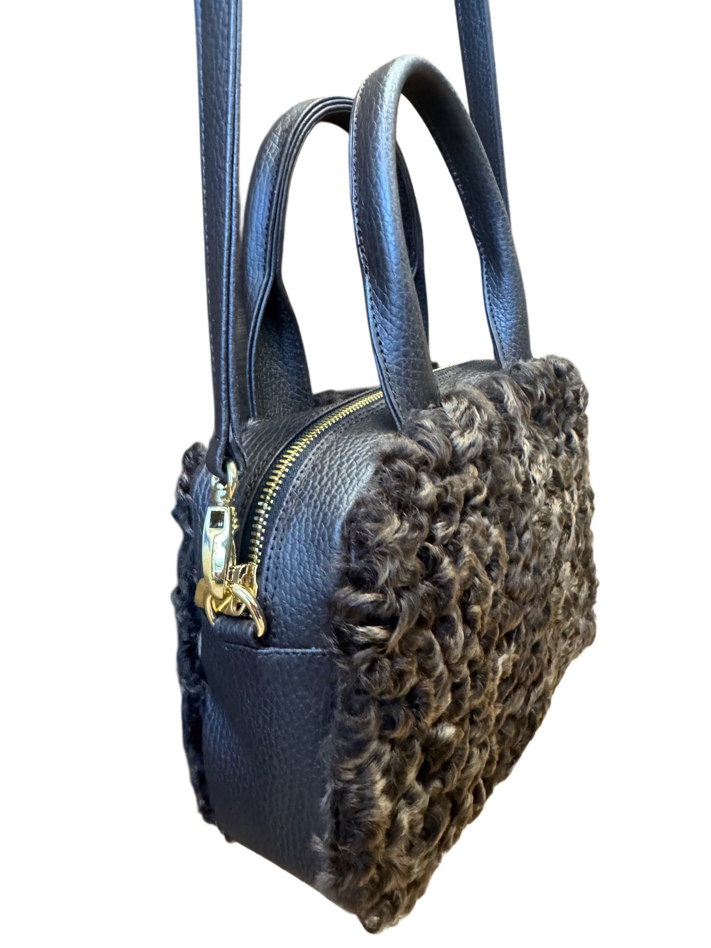 Borsa in pelliccia di persiano