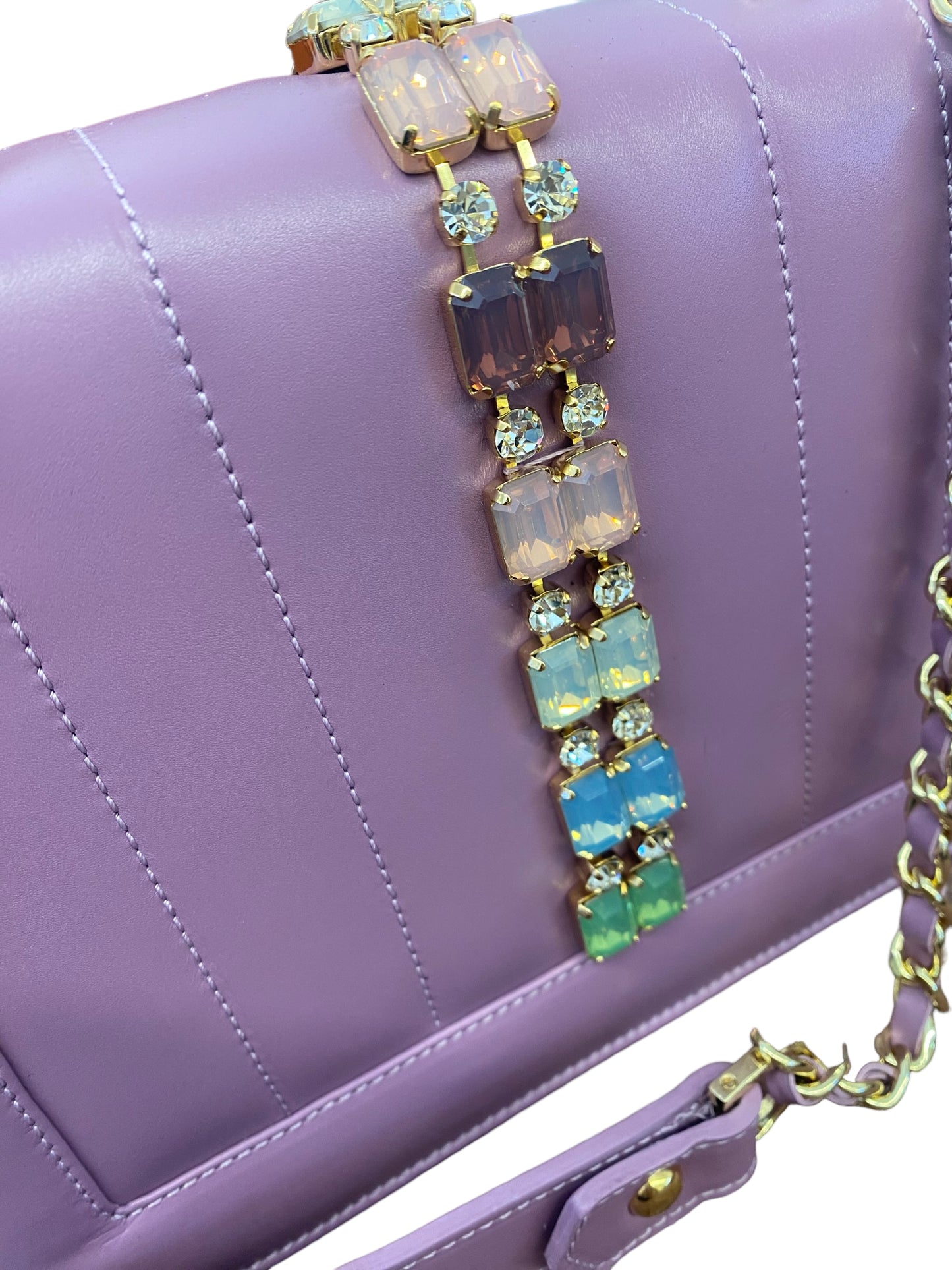 DIADEMA LUXORY borsa in pelle Lilla