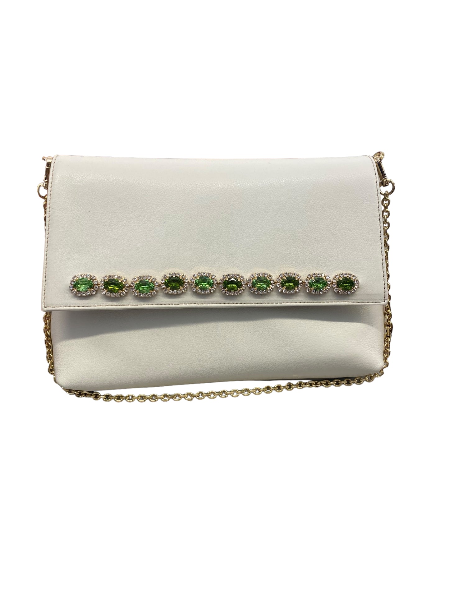 CORDELIA borsa in pelle bianca